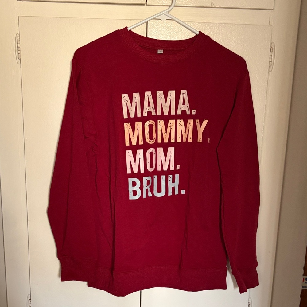 Red Graphic Sweatshirt